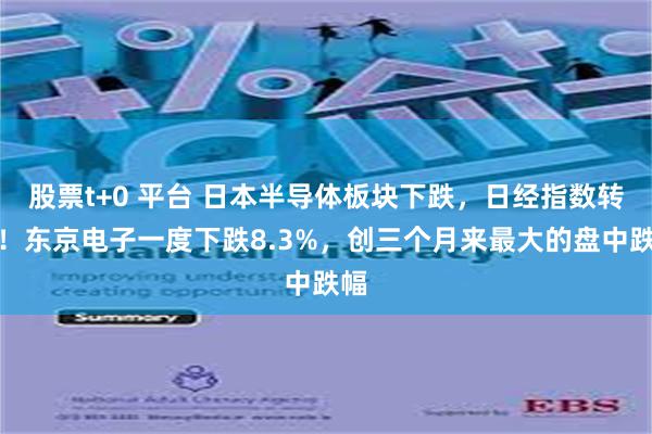股票t+0 平台 日本半导体板块下跌，日经指数转跌！东京电子一度下跌8.3%，创三个月来最大的盘中跌幅