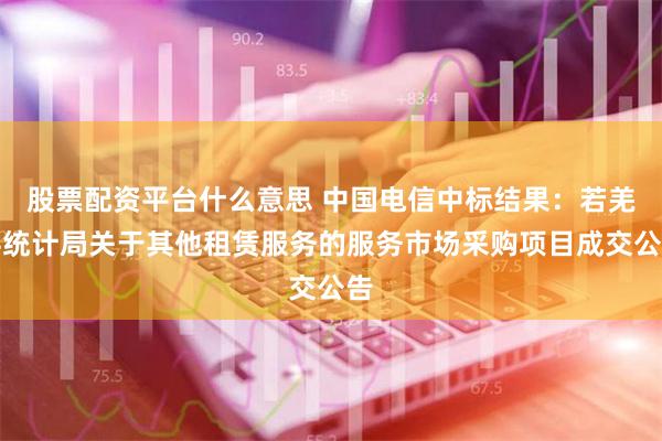 股票配资平台什么意思 中国电信中标结果：若羌县统计局关于其他租赁服务的服务市场采购项目成交公告