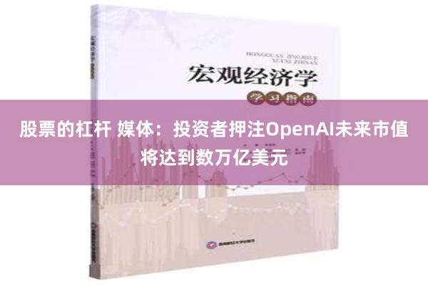股票的杠杆 媒体：投资者押注OpenAI未来市值将达到数万亿美元
