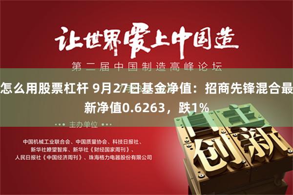 怎么用股票杠杆 9月27日基金净值：招商先锋混合最新净值0.6263，跌1%