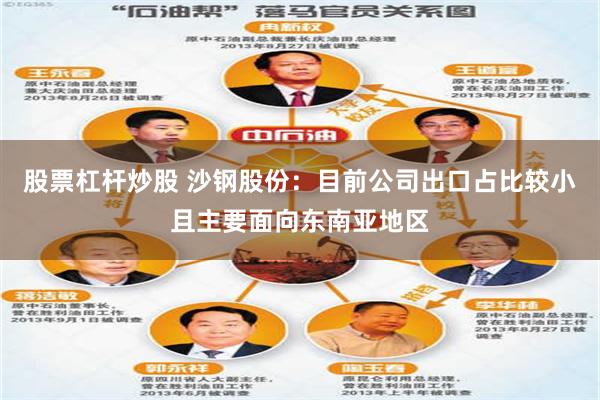 股票杠杆炒股 沙钢股份：目前公司出口占比较小且主要面向东南亚地区