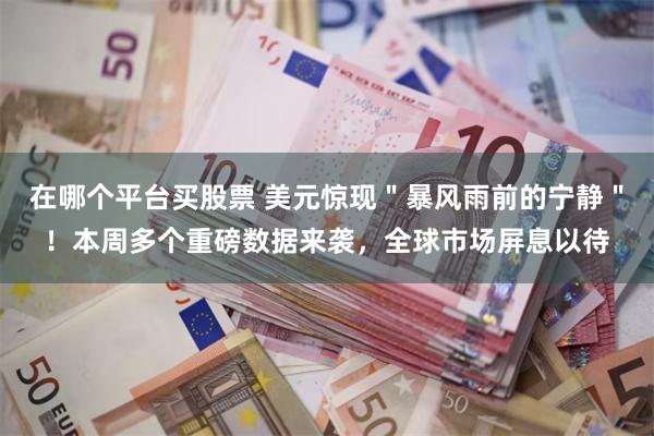 在哪个平台买股票 美元惊现＂暴风雨前的宁静＂！本周多个重磅数据来袭，全球市场屏息以待