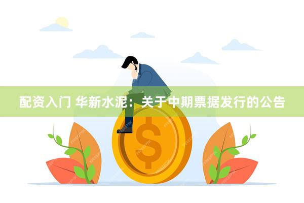 配资入门 华新水泥：关于中期票据发行的公告