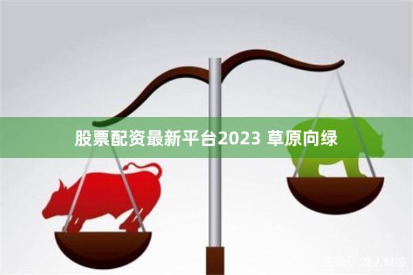 股票配资最新平台2023 草原向绿